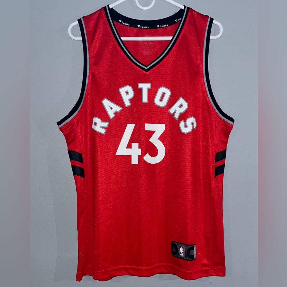 Toronto Raptors Red #43 Pascal Siakam NBA Basketball Jersey NBA CHAMPIONS Medium